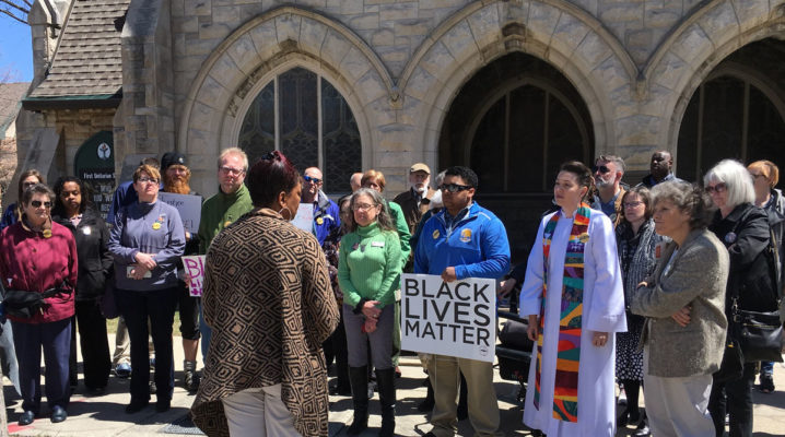 Maria Hamilton Addressing Dontre Day Vigil