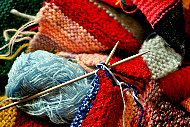 Knitting for Shawl Ministry